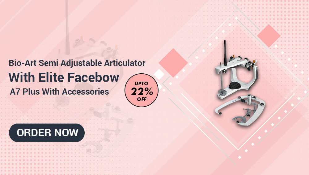 Bio-Art Semi Adjustable Articulator With Elite Facebow - A7 Plus With Accessories - Set 2