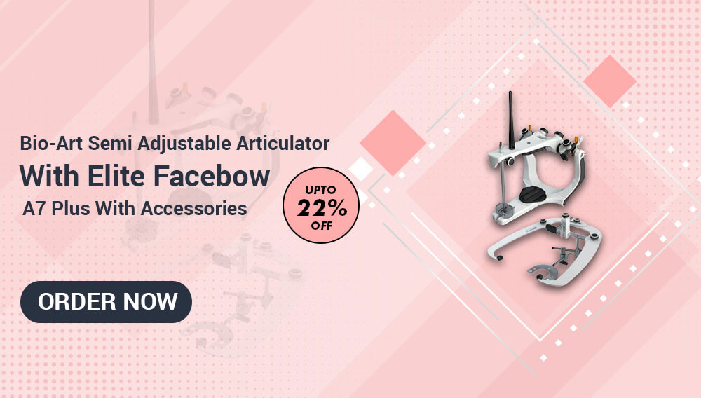 Bio-Art Semi Adjustable Articulator With Elite Facebow - A7 Plus With Accessories - Set 2