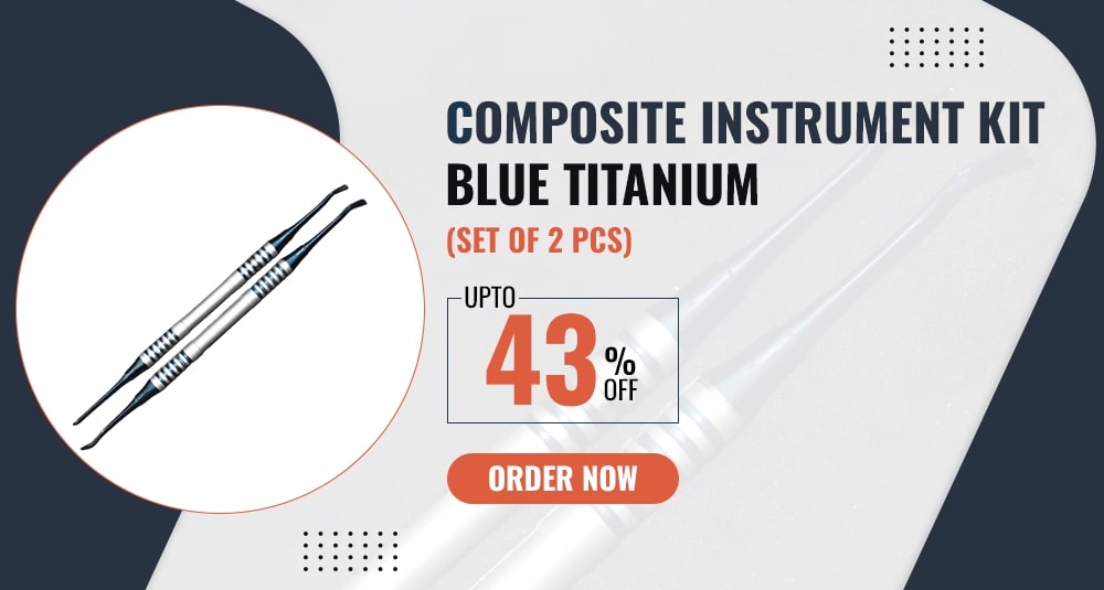Composite Instrument Kit - Blue Titanium - Set Of 2 Pcs