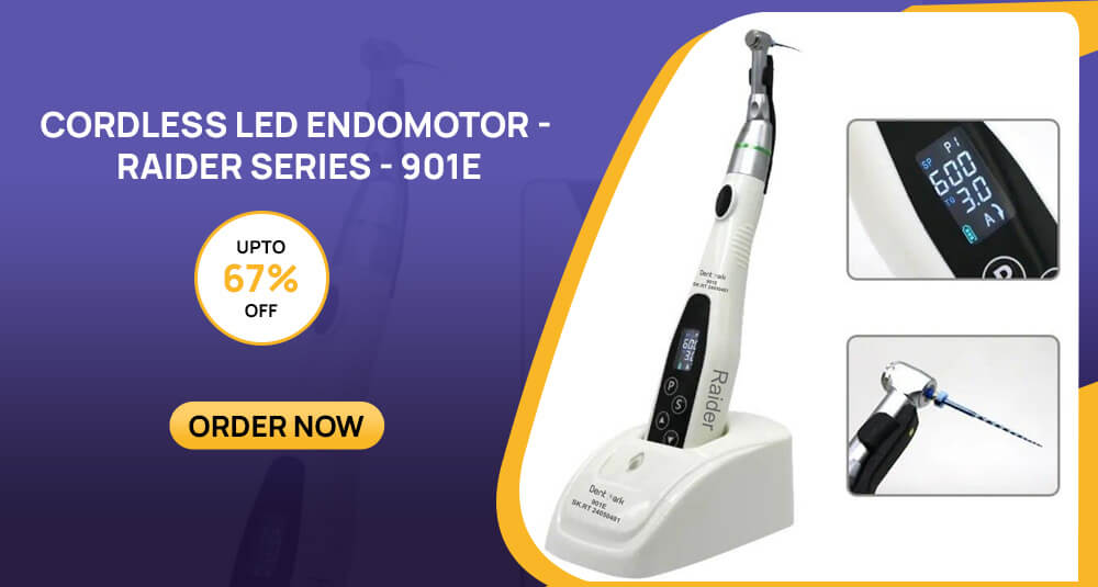 Dentmark Cordless Led Endomotor Raider Series