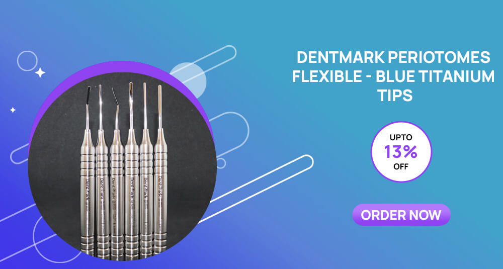 Dentmark Periotomes Flexible Blue Titanium Tips
