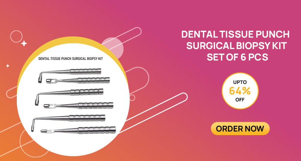 Dental Tissue Punch Surgical Biopsy Kit Set of 6 Pcs