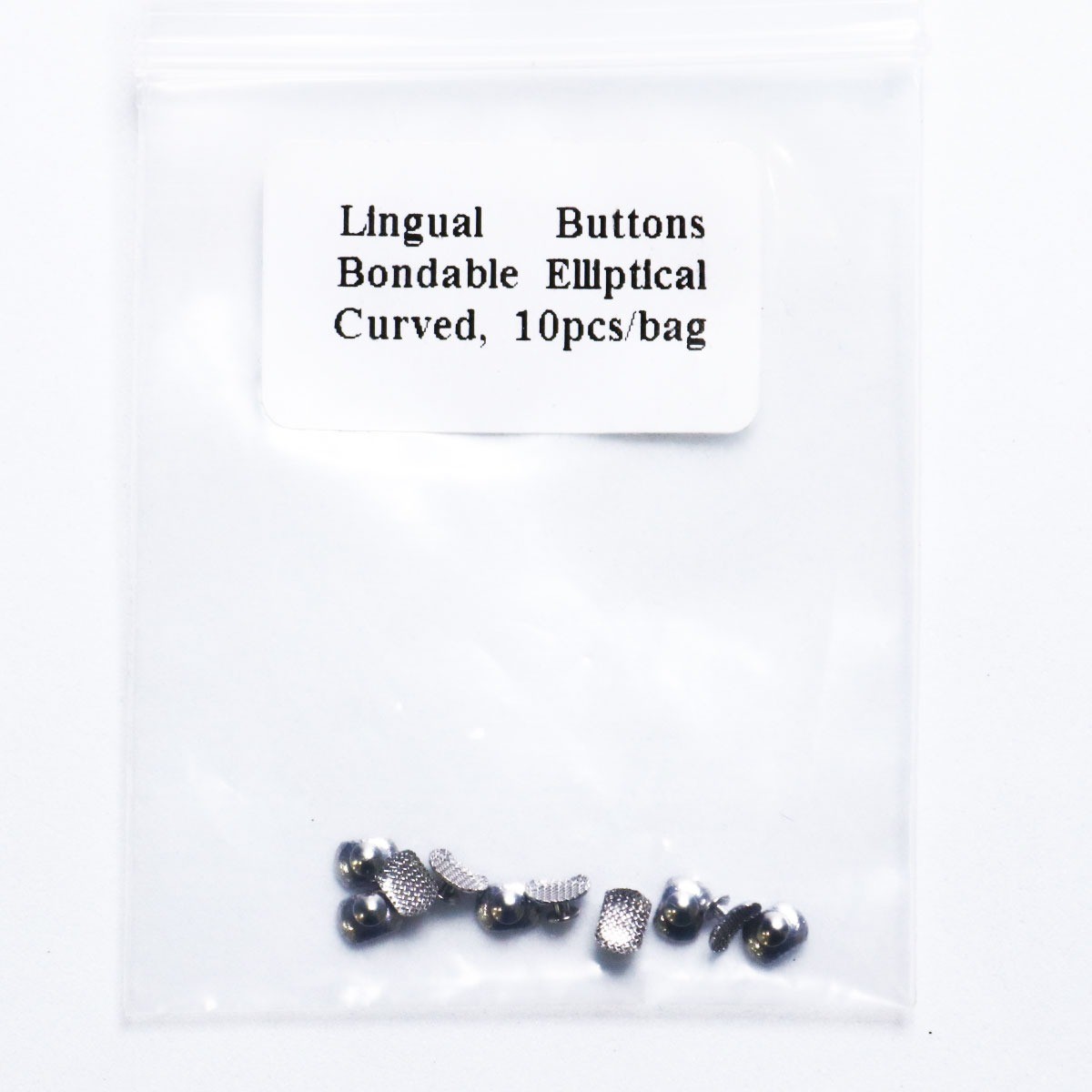 thumbnail image 2 of 10 Pieces Dental Orthodontic Lingual Buttons – Crimpable Round Multi-Hook 2 of 5