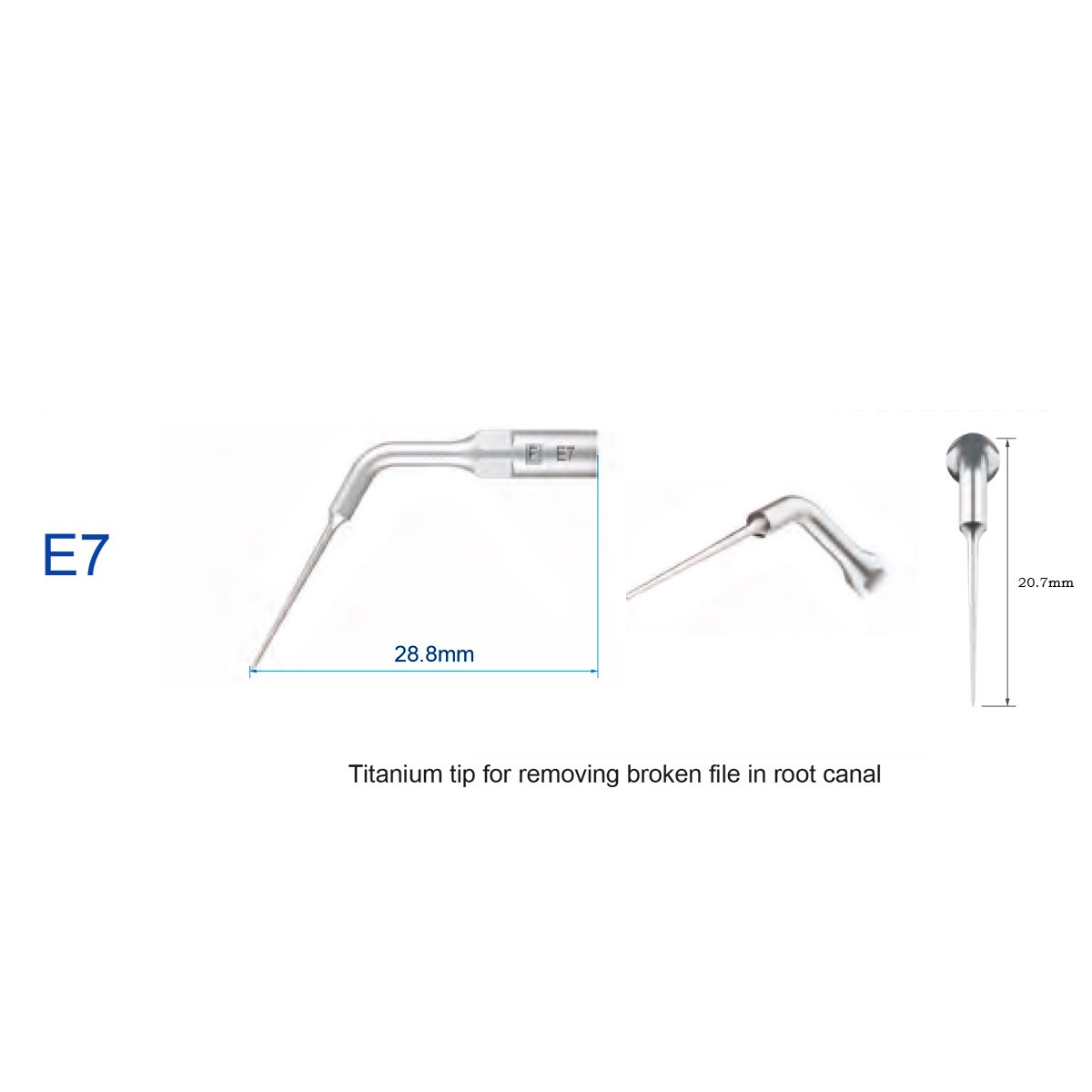 Dental Scaler Tips – Perio/Endo – Compatible With EMS, Woodpecker, SATELEC (Piezoelectric)