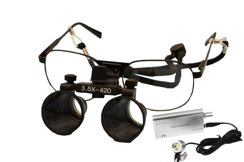 Buy DENTMARK DENTAL LOUPES 3.5X WITH LIGHT , Dental Equipment Online in