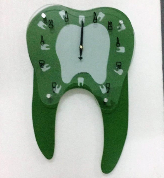 Buy DENTAL TOOTH SHAPE WALL CLOCK(DM05G) , Dental Equipment Online in