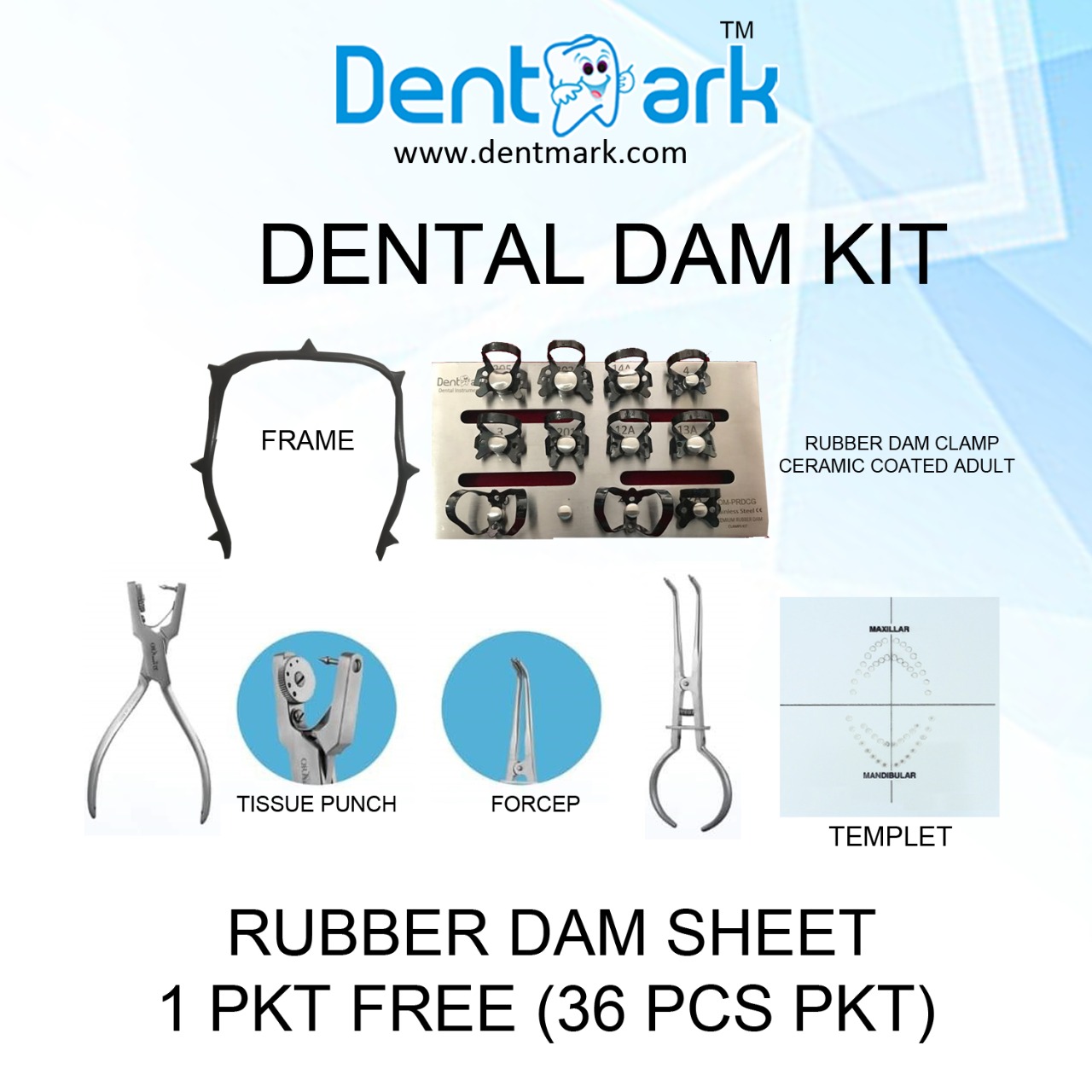 Buy DENTAL RUBBER DAM KIT OFFER) , Dental Equipment Online in